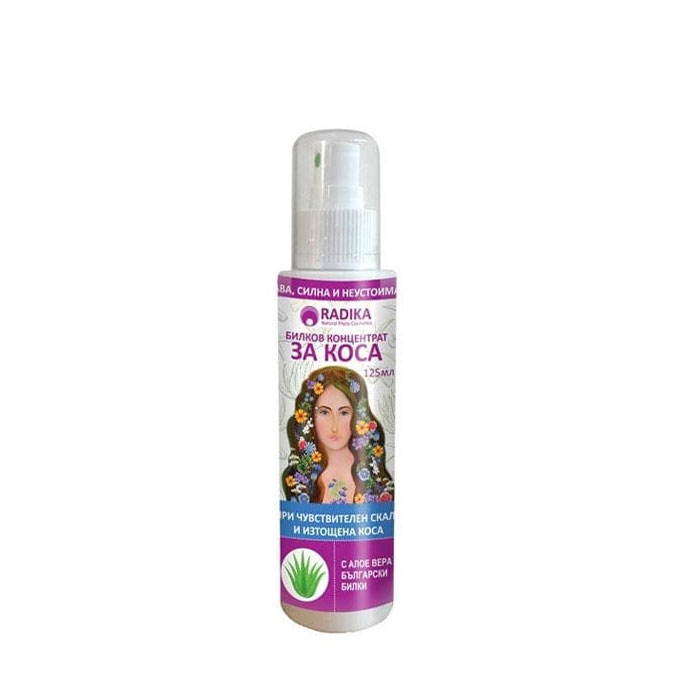 РАДИКА КОНЦЕНТРАТ ЗА КОСА С АЛОЕ ВЕРА 125 мл. / BIOHERBA RADIKA CONCENTRATE HAIR WITH ALOE VERA