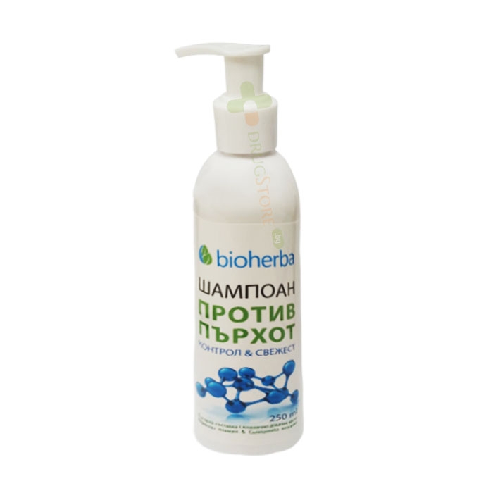 БИОХЕРБА ШАМПОАН ПРОТИВ ПЪРХОТ - КОНТРОЛ &amp; СВЕЖЕСТ 250 мл / BIOHERBA ANTI-DANDRUFF SHAMPOO - CONTROL &amp; FRESHNESS