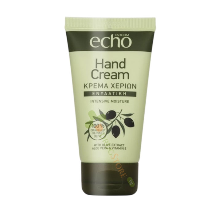 КРЕМ ЗА РЪЦЕ С МАСЛИНА ЗА ЕЖЕДНЕВНА ГРИЖА И ЗАЩИТА 75 мл / ECHO HAND CREAM WITH OLIVE FOR DAILY CARE AND PROTECTION