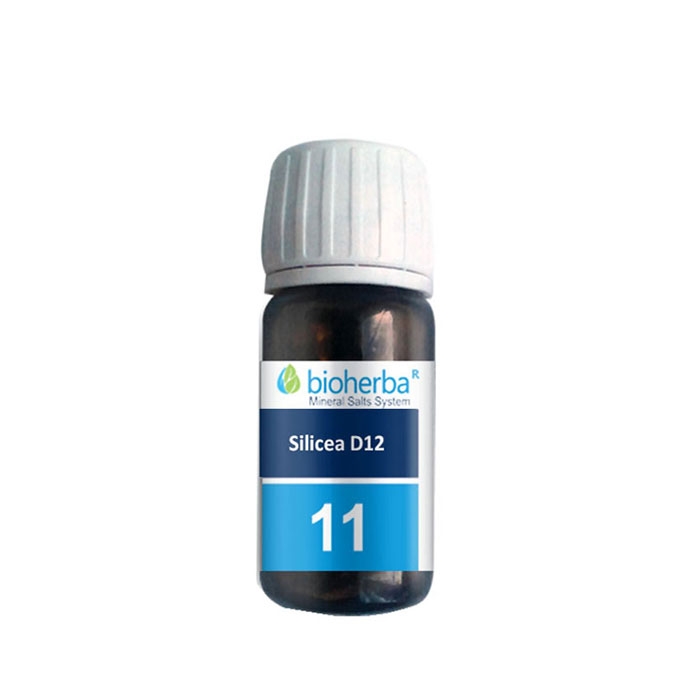БИОХЕРБА МИНЕРАЛНА СОЛ №11 СИЛИЦЕЯ D12 таблетки 230 броя / BIOHERBA DR. SHUSSLER MINERAL SALTS №11 SILICEA D12