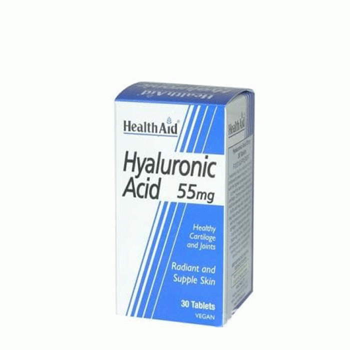 ХИАЛУРОНОВА КИСЕЛИНА таблетки 55 мг. 30 броя / HEALTH AID HYALURONIC ACID