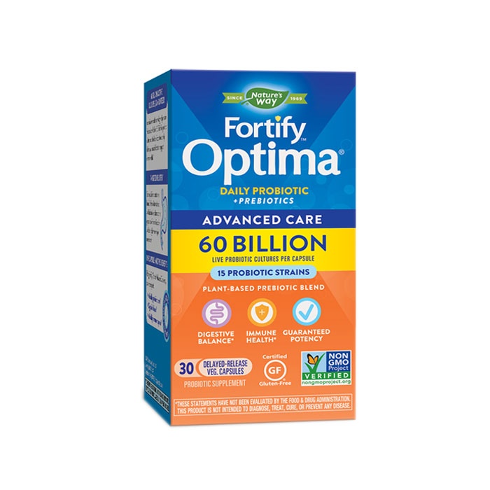 ФОРТИФАЙ ОПТИМА АДВАНСТ КЕЪР капсули 60 млрд. 30 броя / NATURES WAY PRIMADOPHILUS HIGH POTENCY capsules 30