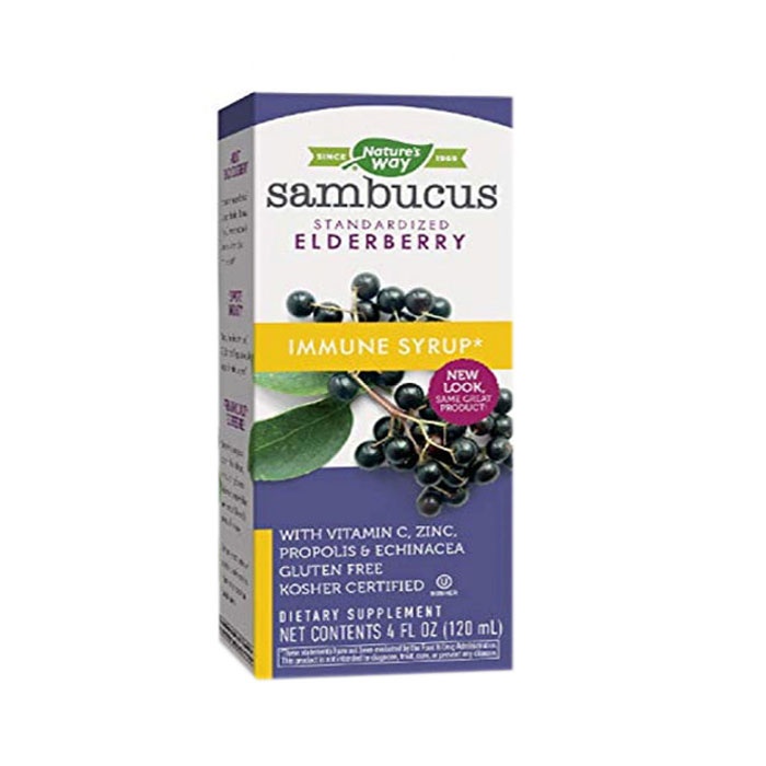 САМБУКУС ИМУН сироп 240 мл / NATURES WAY SAMBUCUS IMMUNE syrup 240 ml.
