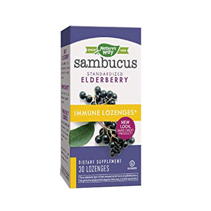 САМБУКУС ИМУН таблетки за смучене 30 броя / NATURES WAY SAMBUCUS IMMUNE lozenges 30
