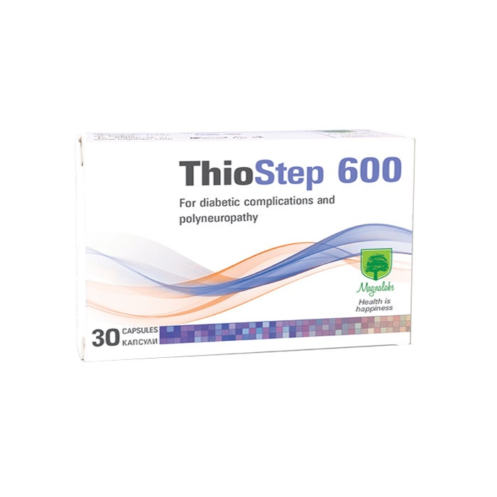 МАГНАЛАБС ТИОСТЕП капсули 600 мг. 30 броя / MAGNALABS THIOSTEP