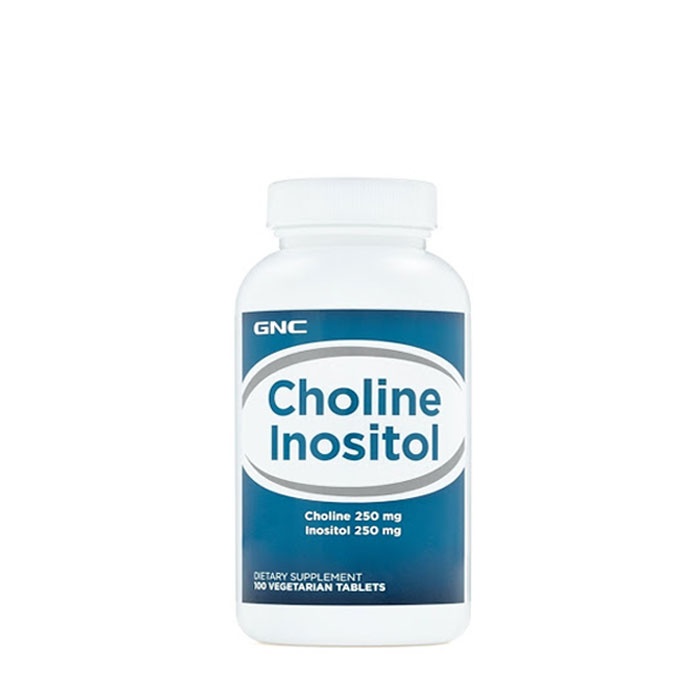 ХОЛИН + ИНОЗИТОЛ таблетки 100 броя / GNC CHOLINE + INOSITOL