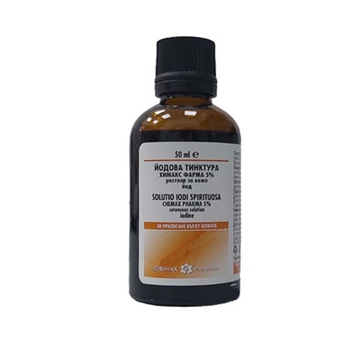 ЙОДОВА ТИНКТУРА 5% 50 мл / TINCTURE OF IODINE