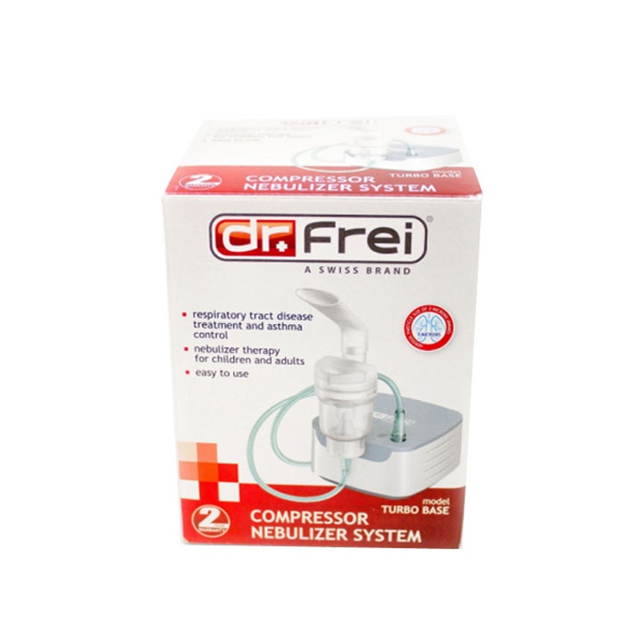 КОМПРЕСОРЕН ИНХАЛАТОР DR.FREI модел TURBO BASE / COMPRESSOR NEBULIZER SYSTEM DR. FREI model TURBO BASE
