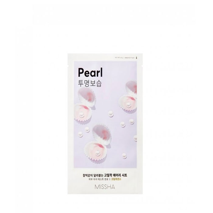 ШИЙТ МАСКА ЗА ЛИЦЕ С ПЕРЛЕН ЕКСТРАКТ 19 гр. / MISSHA AIRY FIT SHEET MASK PEARL