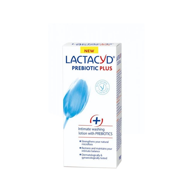 ЛАКТАЦИД ИНТИМЕН, ОБОГАТЕН С ПРЕБИОТИК 200 мл. / LACTACYD PREBIOTIC PLUS INTIMATE LOTION
