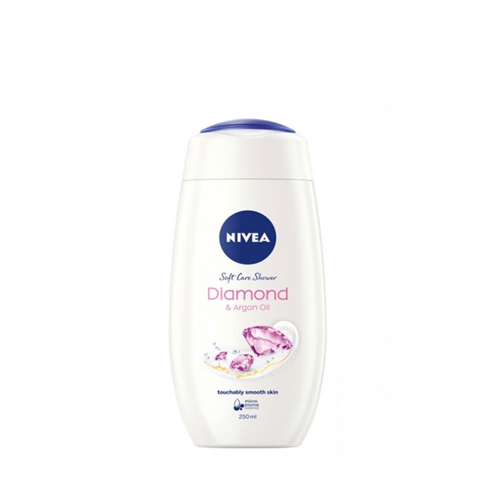 НИВЕА ДУШ ГЕЛ ДАЙМЪНД ЕНД АРГАН ОЙЛ 250 мл. / NIVEA SOFT SHOWER CARE