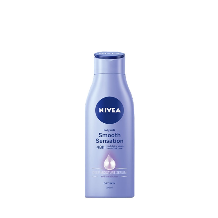 НИВЕА МЛЯКО ЗА ТЯЛО SMOOTH 48 часа 250 мл. / NIVEA SMOOTH SENSATION 48 h BODY MILK