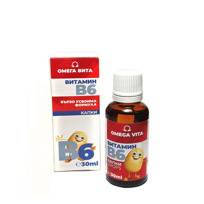 ВИТАМИН B6 капки 30 мл. / VITAMIN B6 drops Drugstore BG