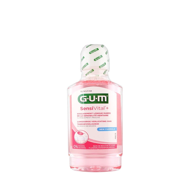 ВОДА ЗА УСТА СЕНСИВИТАЛ ПЛЮС 300 мл. / GUM SENSIVITAL PLUS MOUTHWASH