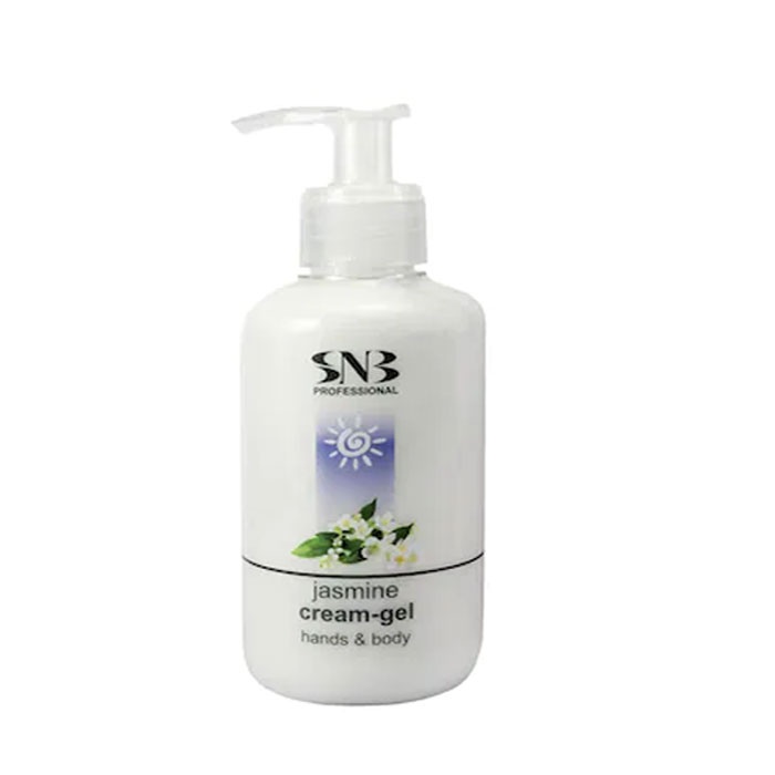 КРЕМ - ГЕЛ ЗА ЛИЦЕ И ТЯЛО С АРОМАТ НА ЖАСМИН 250 мл. / SNB HANDS AND BODY CREAM - GEL JASMINE