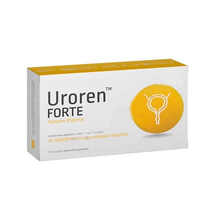 УРОРЕН ФОРТЕ капсули 15 броя / UROREN FORTE