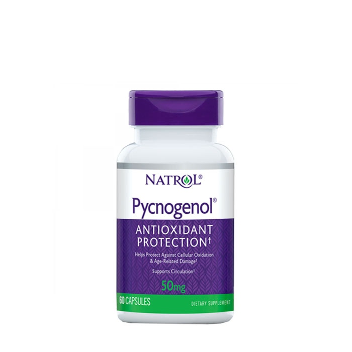 НАТРОЛ ПИКНОГЕНОЛ капсули 50 мг. 60 броя / NATROL PYCNOGENOL