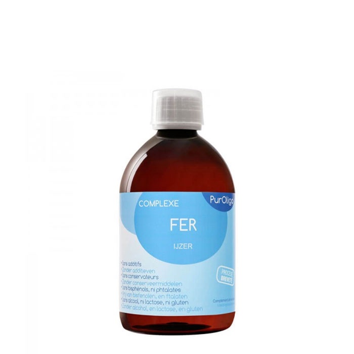 ЖЕЛЯЗО КОМПЛЕКС ПЮРОЛИГО йонизиран разтвор 500 мл. / PUROLIGO IRON COMPLEX ionized solution