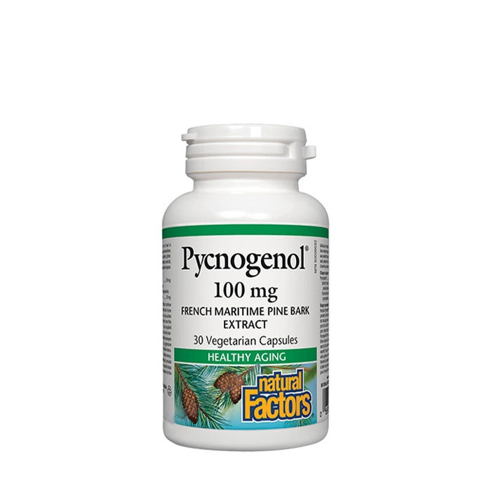 НАТУРАЛ ФАКТОРС ПИКНОГЕНОЛ капсули 100 мг 30 броя / NATURAL FACTORS PYCNOGENOL