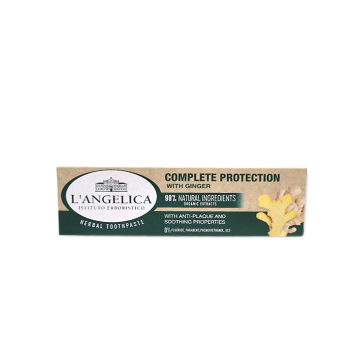 ПАСТА ЗА ЗЪБИ ТОТАЛНА ЗАЩИТА С ДЖИНДЖИФИЛ 75 мл. / TOOTHPASTE LANGELLICA COMPLETE PROTECTION WITH GINGER HERBAL