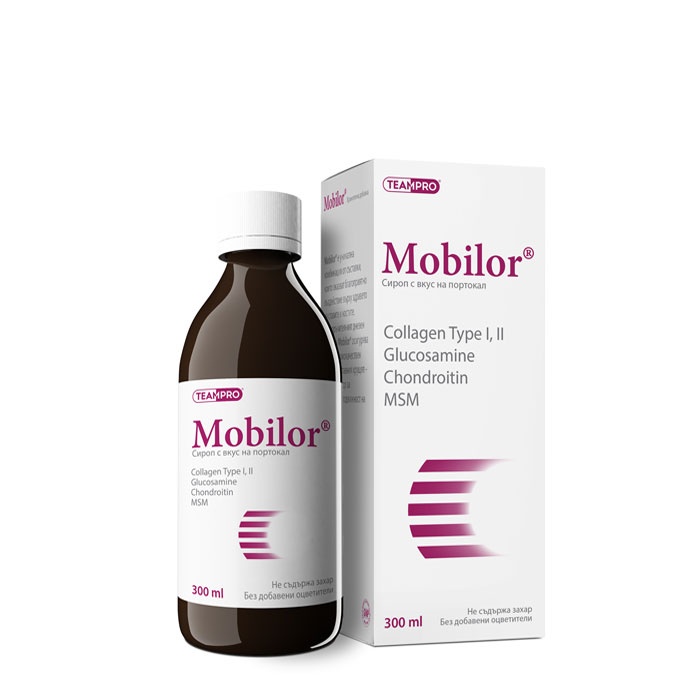 МОБИЛОР сироп с вкус на портокал 300 мл. / TEAMPRO MOBILOR