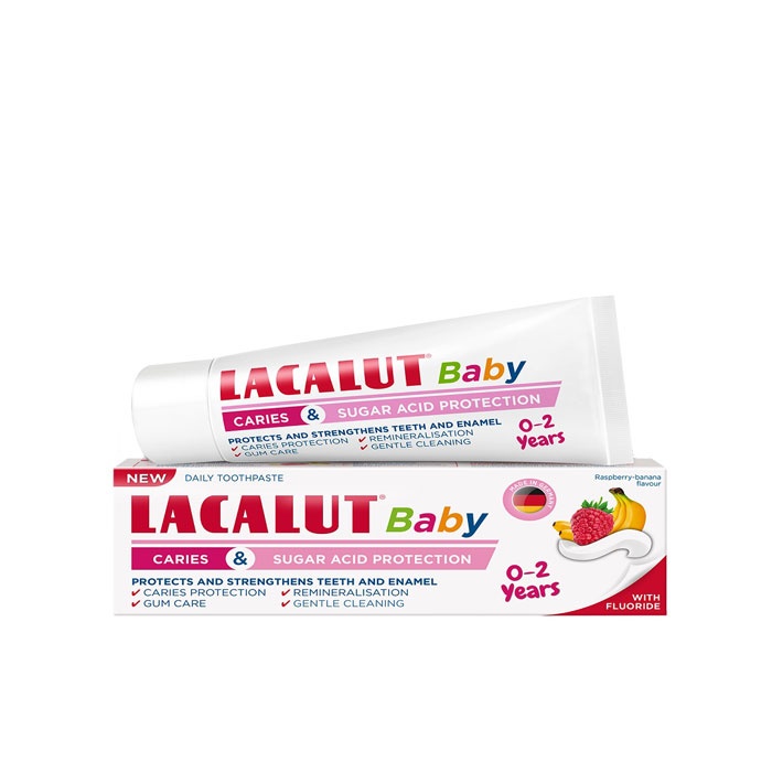 ПАСТА ЗА ЗЪБИ ЛАКАЛУТ БЕЙБИ 0-2 години 55 мл. / LACALUT BABY DAYLY TOOTHPASTE