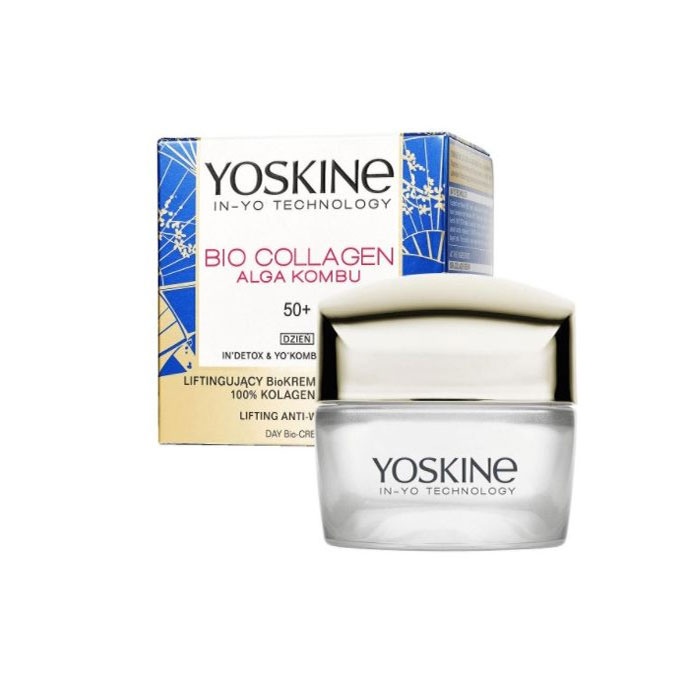 ДНЕВЕН КРЕМ ЗА ЛИЦЕ ЙОСКИН BIO COLLAGEN 50+ 50 мл. / YOSKINE BIO COLLAGEN ALGA KOMBU DAY CREAM 50+