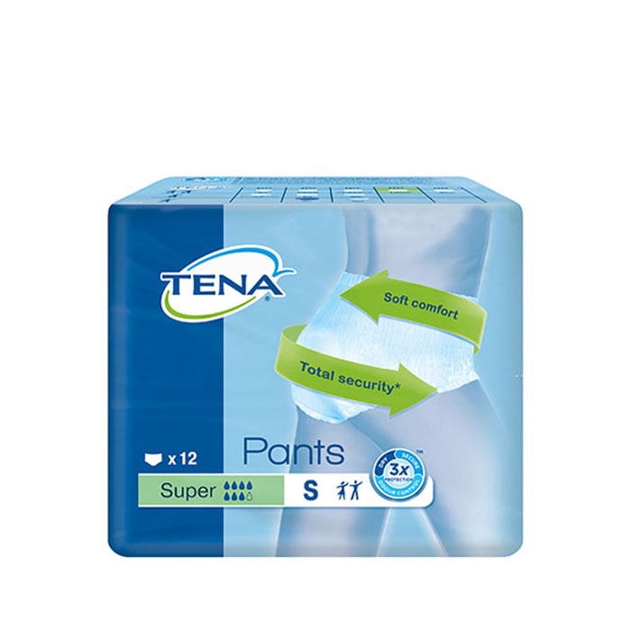 ФИКСИРАЩИ ГАЩИ SUPER S 12 броя / TENA PANTS SUPER S