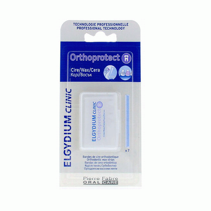 ОРТОДОНТСКИ ВОСЪК ЕЛГИДИУМ КЛИНИК ОРТОПРОТЕКТ / ELGYDIUM CLINIC ORTHOPROTECT ORTHODONTIC WAX