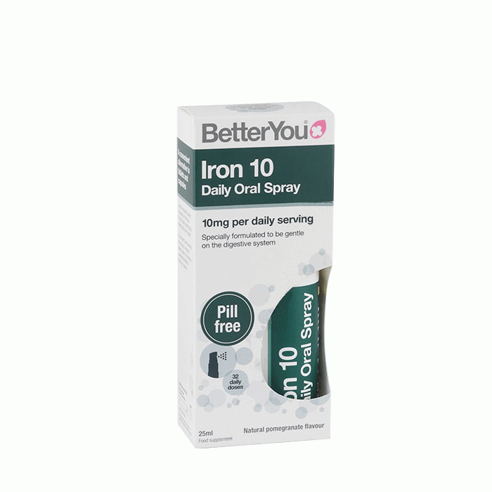 ИНТРА - ОРАЛЕН СПРЕЙ С ЖЕЛЯЗО 10 мг. 25 мл. / BETTER YOU IRON DAILY ORAL SPRAY