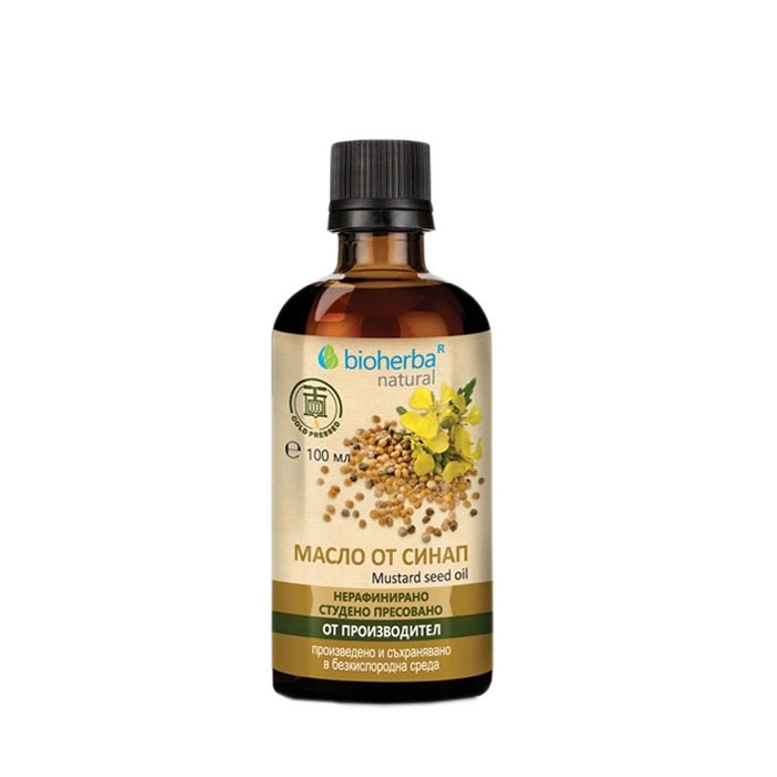 БИОХЕРБА МАСЛО ОТ СИНАП 100 мл. / BIOHERBA MUSTARD SEED OIL
