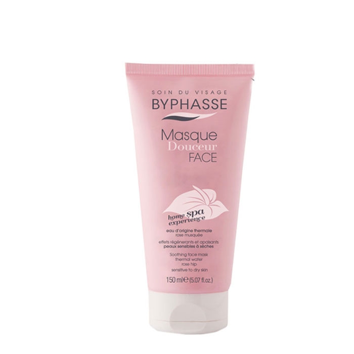 УСПОКОЯВАЩА МАСКА ЗА ЛИЦЕ ЗА ЧУВСТВИТЕЛНА КЪМ СУХА КОЖА 150 мл. / BYPHASSE SOOTHING FACE MASK SENSITIVE TO DRY SKIN