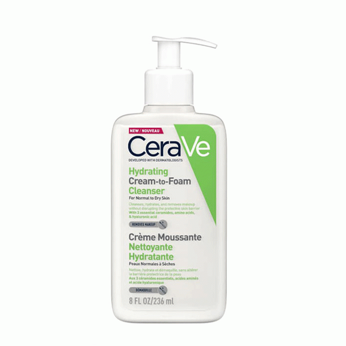 ХИДРАТИРАЩА ИЗМИВАЩА КРЕМ ПЯНА СЕРАВЕ 236 мл. / SERAVE HYDRATING CREAM TO FOAM CLEANSER