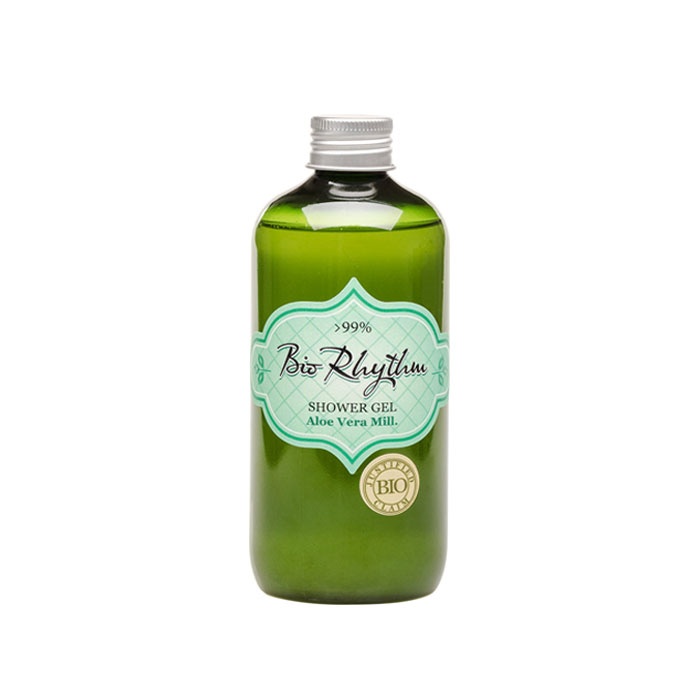 БИО РИТЪМ ДУШ ГЕЛ С АЛОЕ ВЕРА 300 мл. / NATURAL COSMETIC BIO RHYTHM SHOWER GEL WITH ALOE VERA