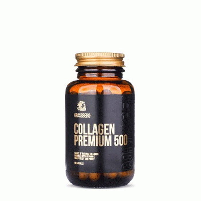 ГРАСБЕРГ КОЛАГЕН ПРЕМИУМ 500 капсули 60 броя / GRASSBERG COLLAGEN PREMIUM