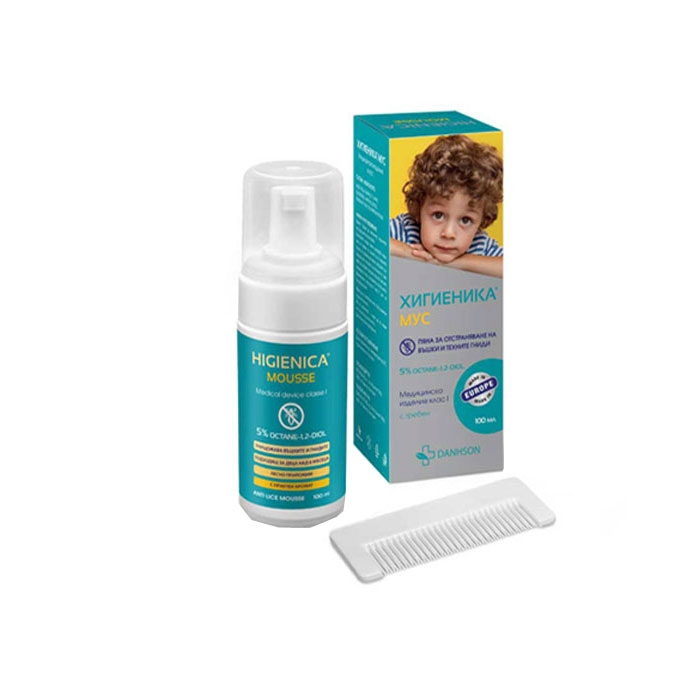 ХИГИЕНИКА МУС ПЯНА ПРОТИВ ВЪШКИ 100 мл. / DANHSON HIGIENICA MOUSSE FOAM ANTI LICE
