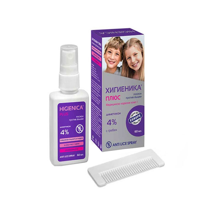 ХИГИЕНИКА ПЛЮС ЛОСИОН ПРОТИВ ВЪШКИ 60 мл. / DANHSON HIGIENICA PLUS ANTI LICE LOTION