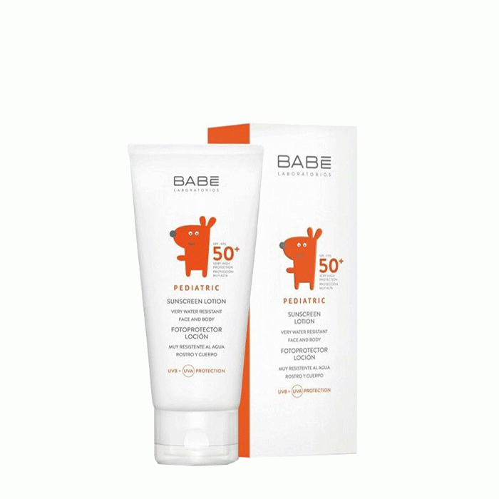 БАБЕ ПЕДИАТРИК ДЕТСКИ СЛЪНЦЕЗАЩИТЕН ЛОСИОН SPF 50+ 100 мл. / BABE PEDIATRIC SUNSCREEN LOTION SPF50+