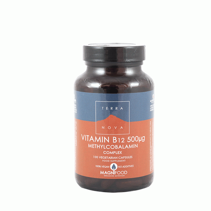 ВИТАМИН B12 капсули 500 мкг. 100 броя / TERRANOVA VITAMIN B12 ...