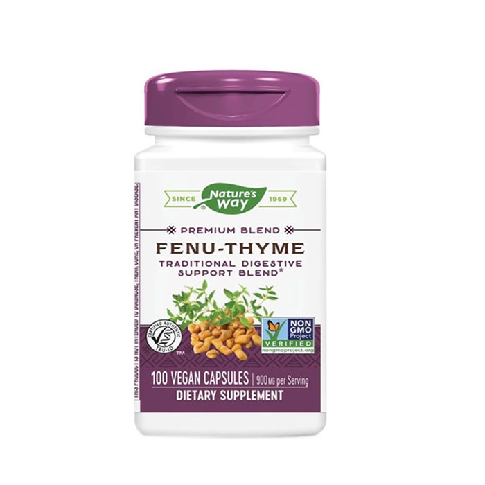 СМИНДУХ+МАЩЕРКА капсули 100 броя / NATURE&#039;S WAY FENU - THYME