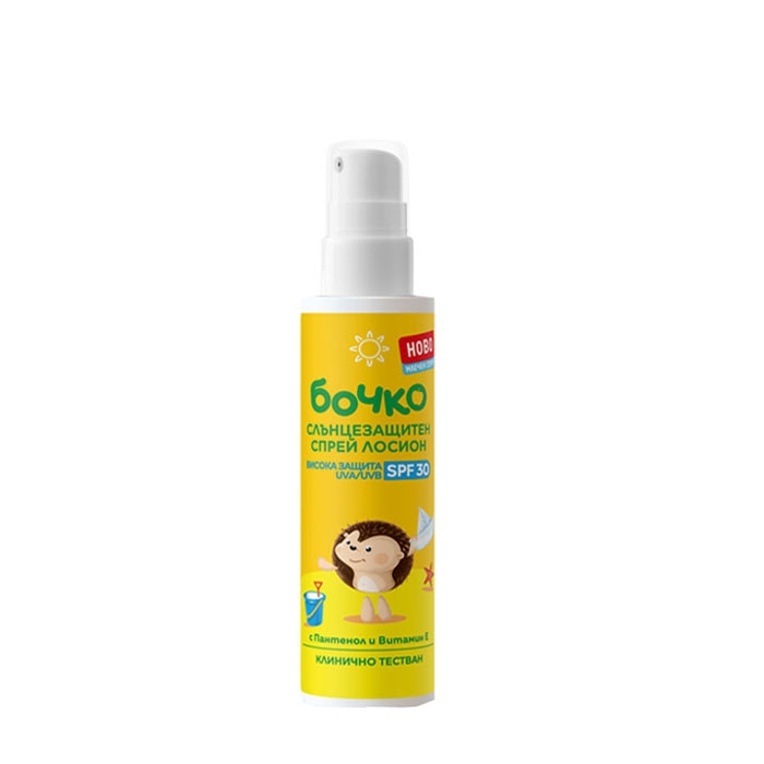 СЛЪНЦЕЗАЩИТЕН СПРЕЙ ЛОСИОН SPF 30 БОЧКО 125 мл. / BOCHKO SUN CARE SPRAY LOTION SPF 30