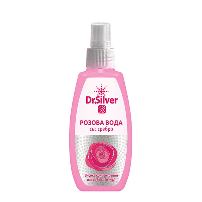 РОЗОВА ВОДА СЪС СРЕБРО ДОКТОР СИЛВЪР 75 мл. / DR.SILVER ROSE WATER WITH SILVER