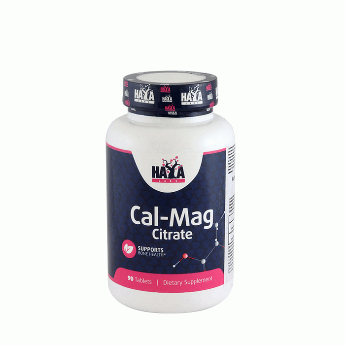 ХАЯ ЛАБС КАЛЦИЕВ / МАГНЕЗИЕВ ЦИТРАТ таблетки 90 броя / HAYA LABS CAL-MAG CITRATE