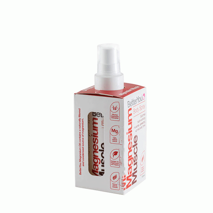 ТРАНСДЕРМАЛНО ВЪЗСТАНОВЯВАЩО МАГНЕЗИЕВО СПРЕЙ - ОЛИО 100 мл. / BETTER YOU TRANSDERMAL MAGNESIUM OIL RECOVERY SPRAY