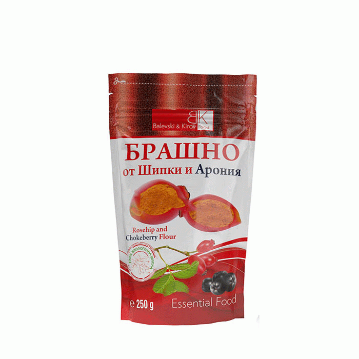 БРАШНО ОТ ШИПКИ И АРОНИЯ БАЛЕВСКИ И КИРОВ 250 гр. / BALEVSKI &amp; KIROV ROSEHIP AND CHOKEBERRY FLOUR