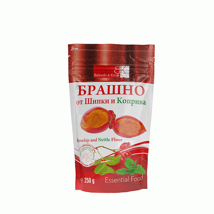 БРАШНО ОТ ШИПКИ И КОПРИВА БАЛЕВСКИ И КИРОВ 250 гр. / BALEVSKI &amp; KIROV ROSEHIP AND NETTLE FLOUR