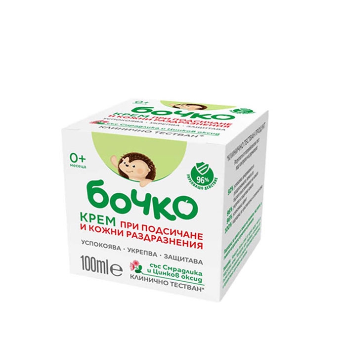 КРЕМ ПРИ ПОДСИЧАНЕ И КОЖНИ РАЗДРАЗНЕНИЯ БОЧКО 100 мл. / BOCHKO CREAM FOR SKIN IRRITATIONS