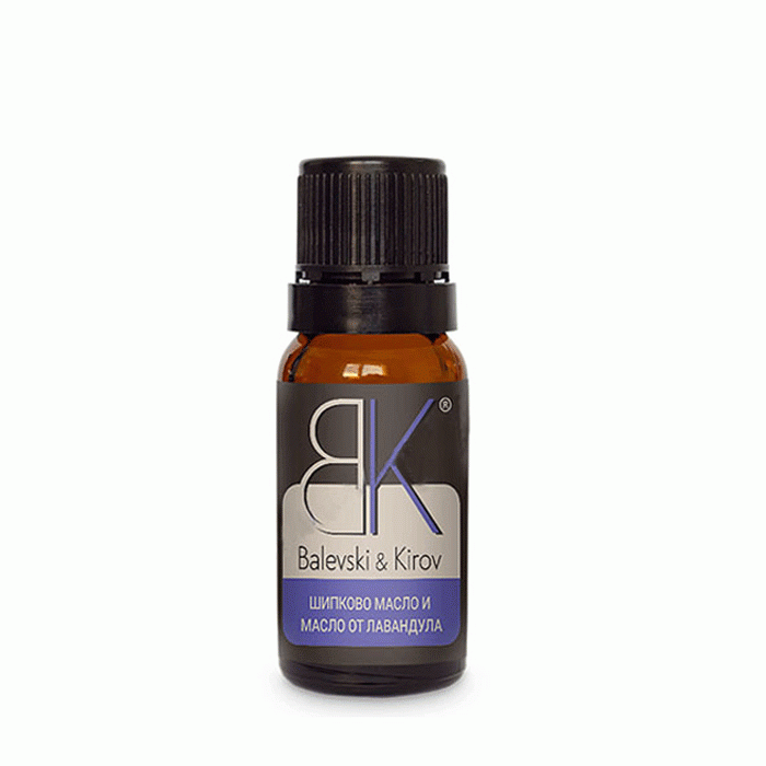 ШИПКОВО МАСЛО + ЕТЕРИЧНО МАСЛО ОТ ЛАВАНДУЛА БАЛЕВСКИ И КИРОВ 10 мл. / BALEVSKI &amp; KIROV ROSEHIP OIL + LAVENDER ESSENTIAL OIL