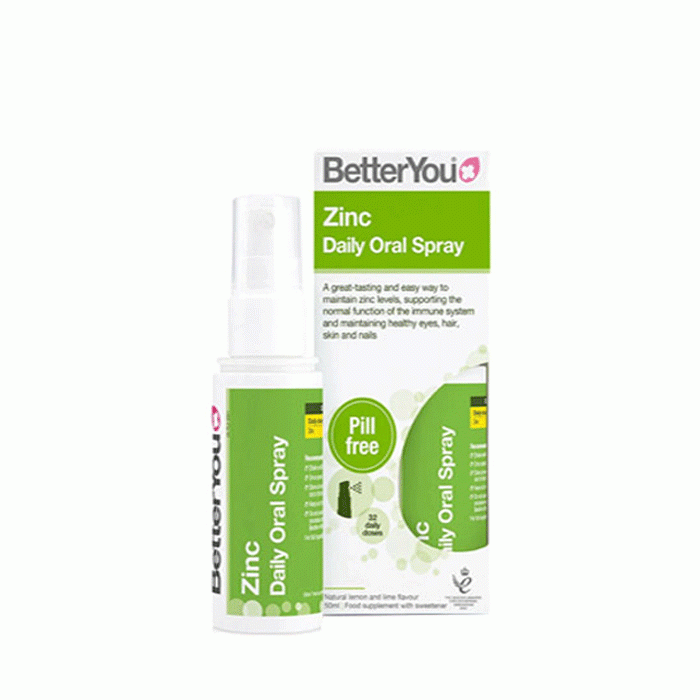 ОРАЛЕН СПРЕЙ ЦИНК 10 мг. 50 мл. / BETTER YOU ZINC ORAL SPRAY
