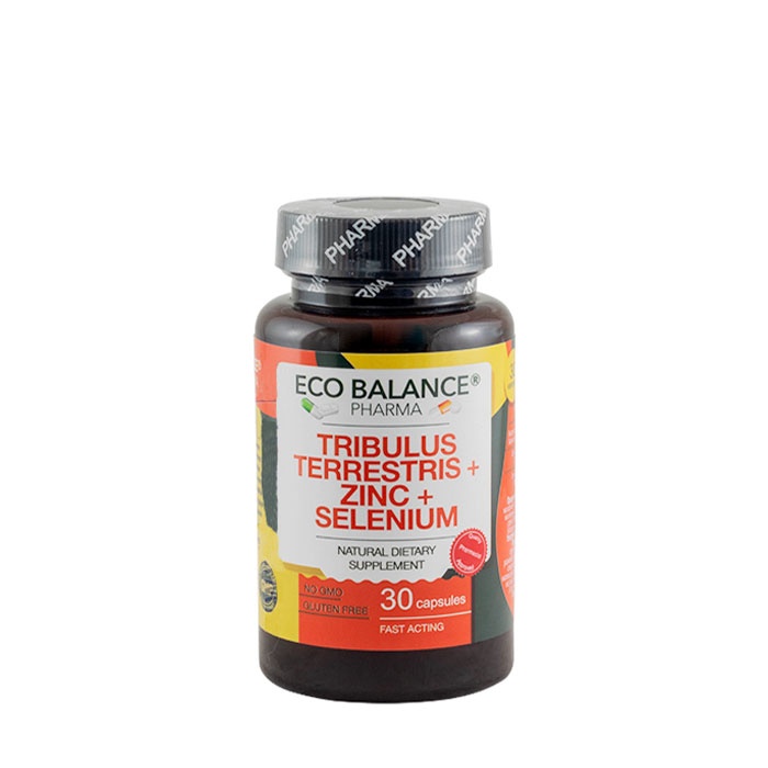 ТРИБУЛУС ТЕРЕСТРИС + ЦИНК + СЕЛЕН ЕКО БАЛАНС капсули 30 броя / ECO BALANCE PHARMA TRIBULUS TERRESTRIS + ZINC + SELENIUM